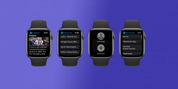 photo of MiniWiki allows you to browse Wikipedia from your Apple Watch with bookmarks, nearby, and more image