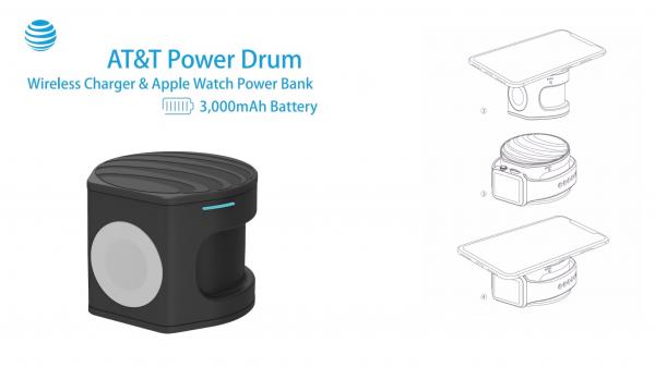 photo of AT&T planning 2-in-1 ‘Power Drum’ Apple Watch & iPhone charger with integrated battery image