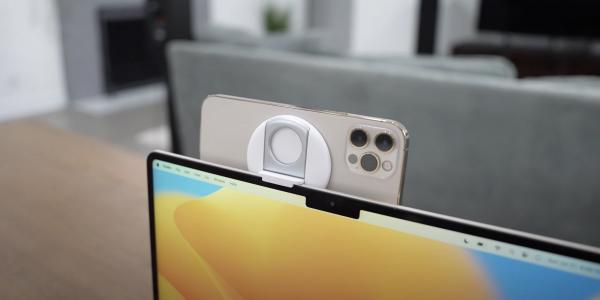 photo of Belkin’s MagSafe Continuity Camera mount for iPhone shown off in new videos image