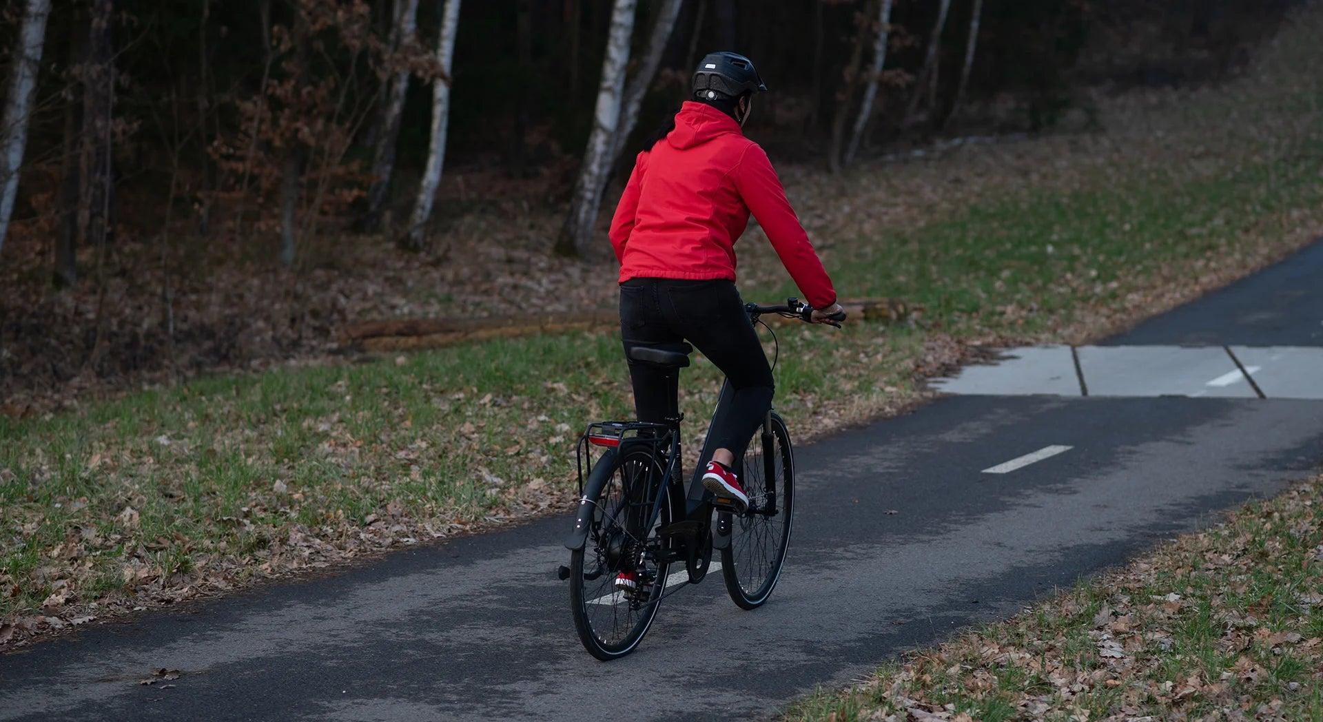 riding bike