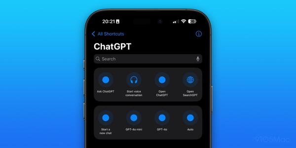 ChatGPT for iOS adds new shortcut for…