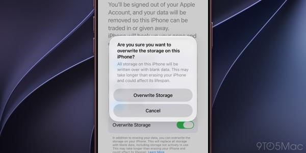 iOS 27.2 references new option to overwrite iPhone storage&hellip;