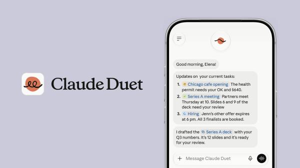 Anthropic Launches Claude Duet, a Proactive AI Agent