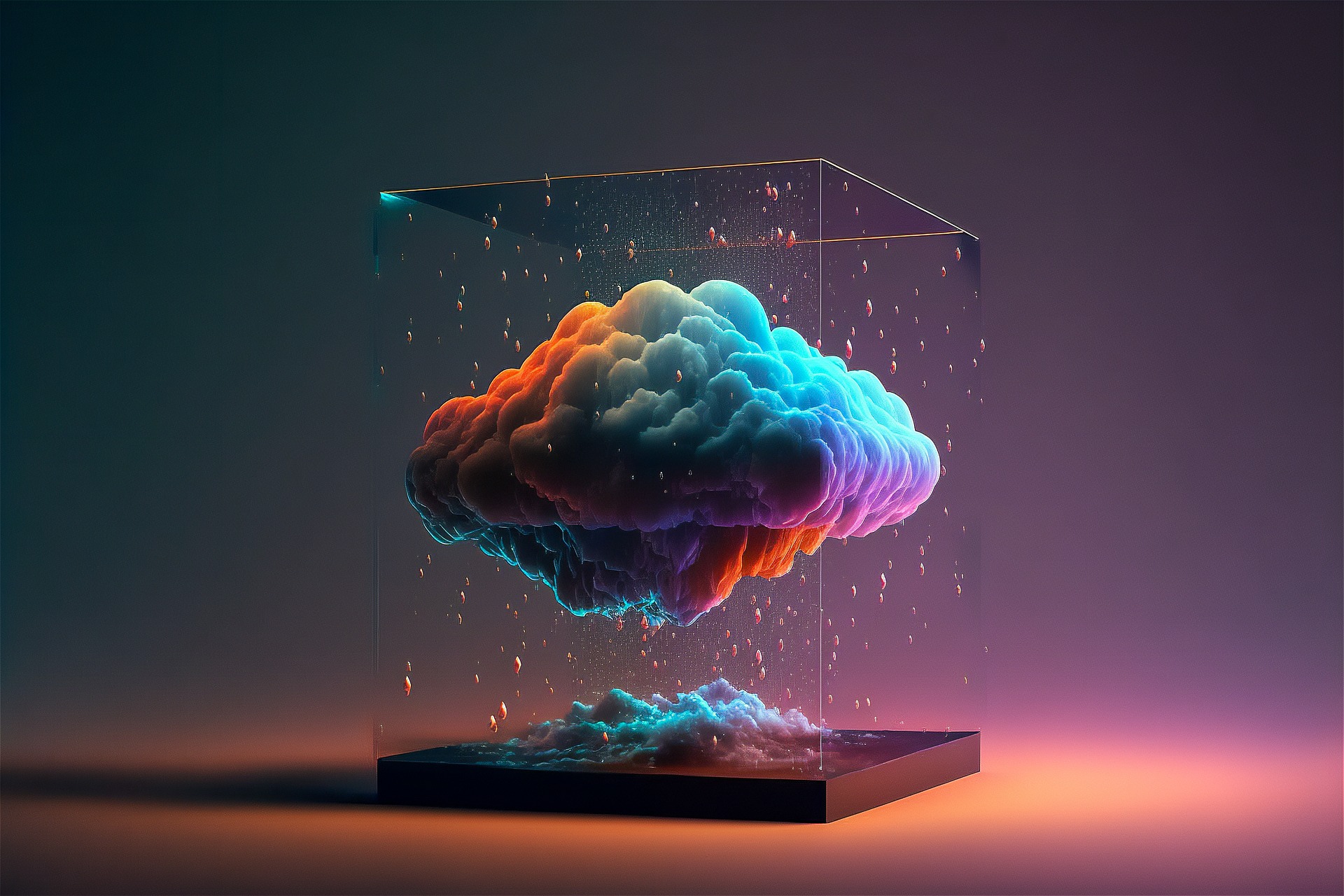 raincloud in box