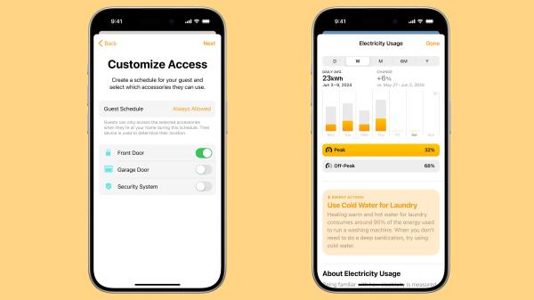 photo of HomeKit in iOS 18 Includes Guest Access, Hands-Free Unlock, Electricity Usage Integration and More image
