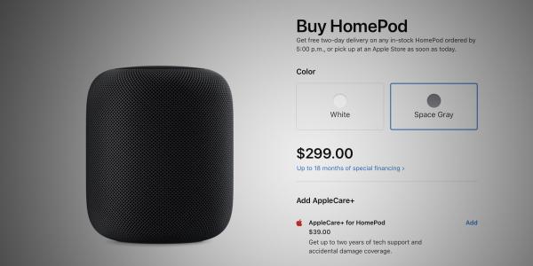 photo of Apple cuts price of HomePod worldwide, now $299 at the US Apple Store image