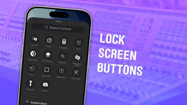 Swap your iPhone’s standard Lock Screen buttons for…