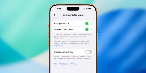 photo of iOS 26.2 adds enhanced alerts for earthquakes and imminent threats, and a new tone image