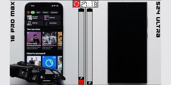 photo of iPhone 16 Pro Max beats all the competition in intensive robotic battery life test image