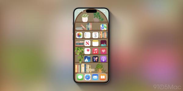 This iOS 18 bookshelf trend for Home…