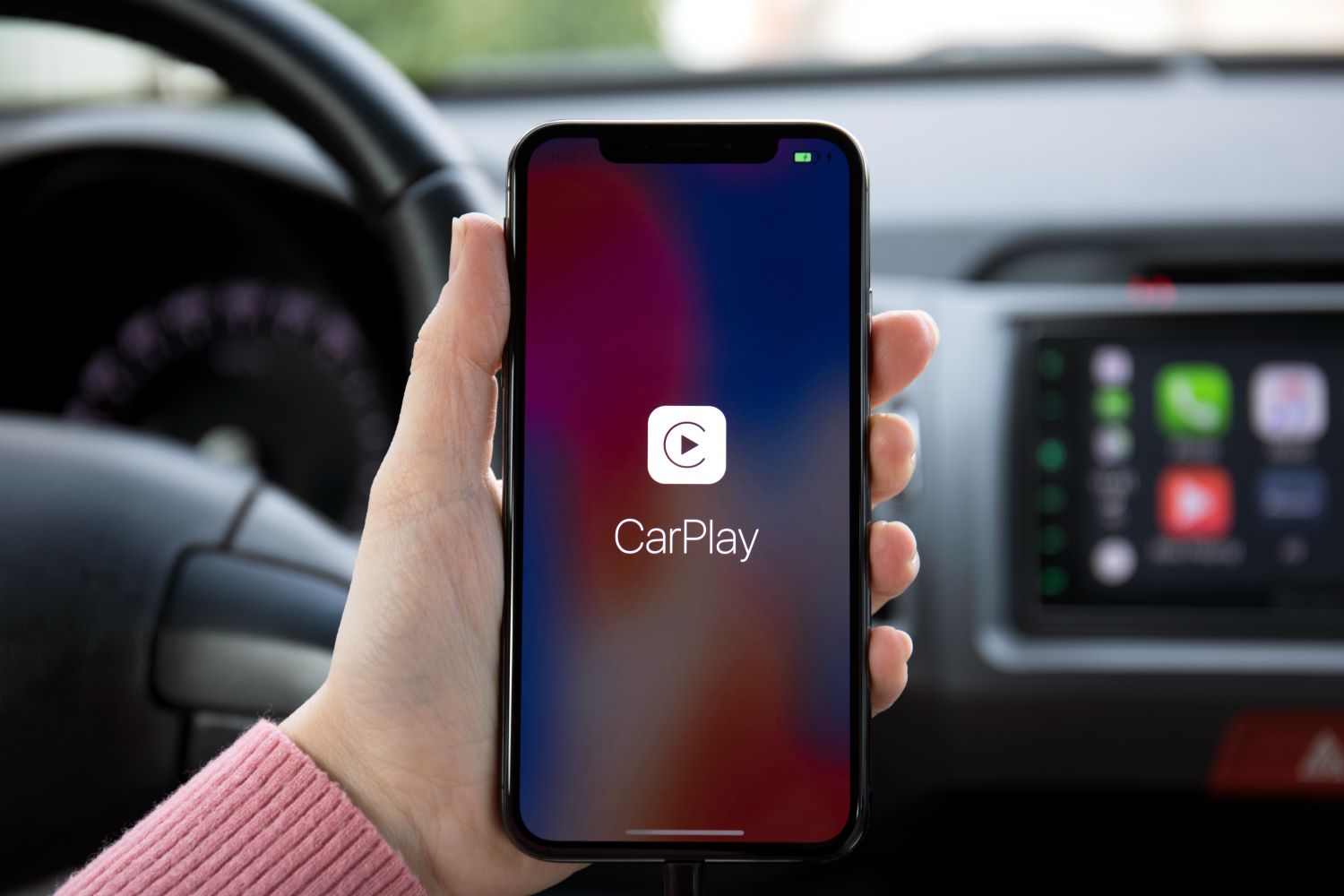 CarPlay in car