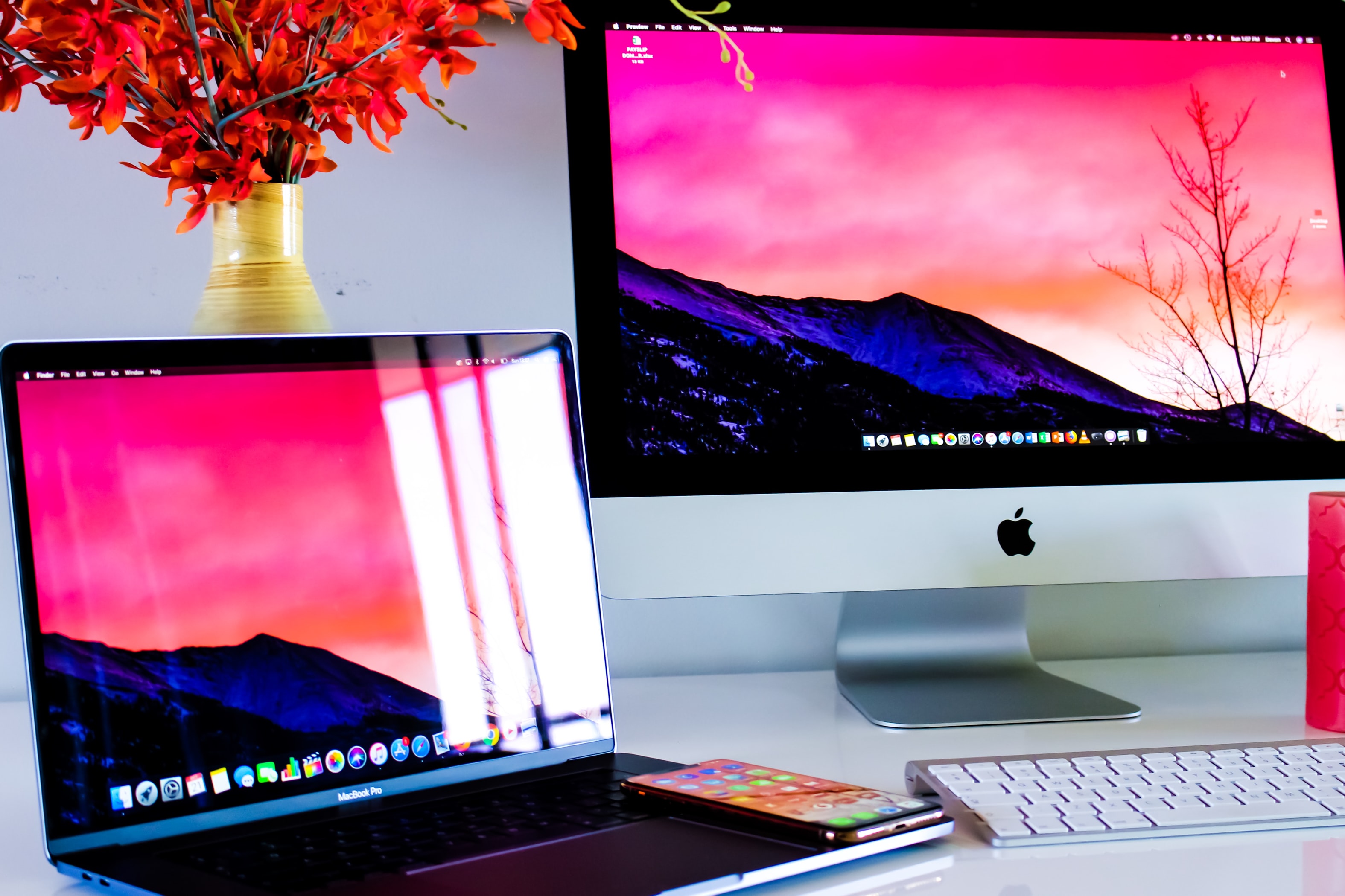 macbook and iMac