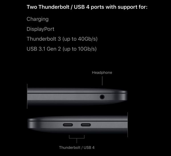 photo of New M1 Mac Models Feature Thunderbolt 3 Ports, Not Newer Thunderbolt 4 image