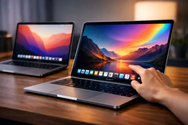 Touchscreen MacBook may sit above the&hellip;
