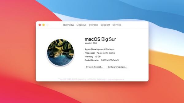 photo of macOS Big Sur is Version 11.0 image