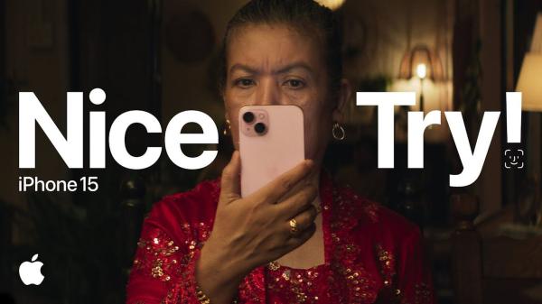 photo of Apple Promotes Face ID in New iPhone 15 Ad Called 'Nice Try!' image
