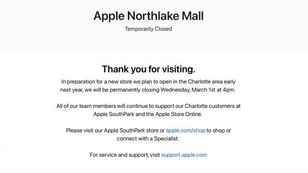 Apple Permanently Closes Charlotte, North Carolina Store After Multiple Shooting Incidents