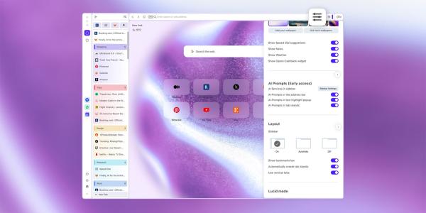 Opera One browser joins the vertical…