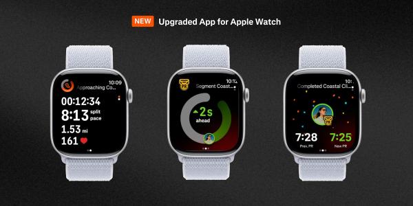 photo of Strava updates Apple Watch app, introduces Live Segments image