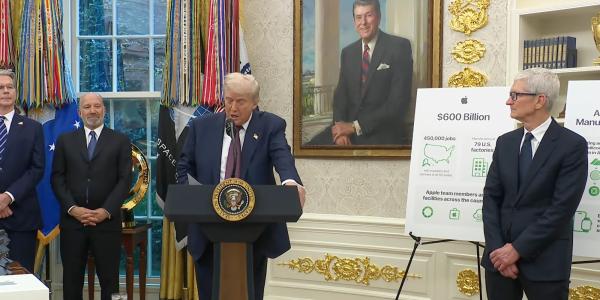 photo of Tim Cook expected at White House on Thursday for Trump AI event image