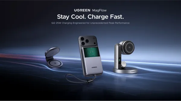 Ugreen’s MagFlow power bank uses liquid…