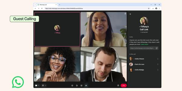 WhatsApp takes on Zoom and Google Meet…