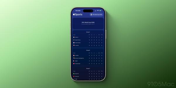 Apple Sports adds support for the 2026&hellip;